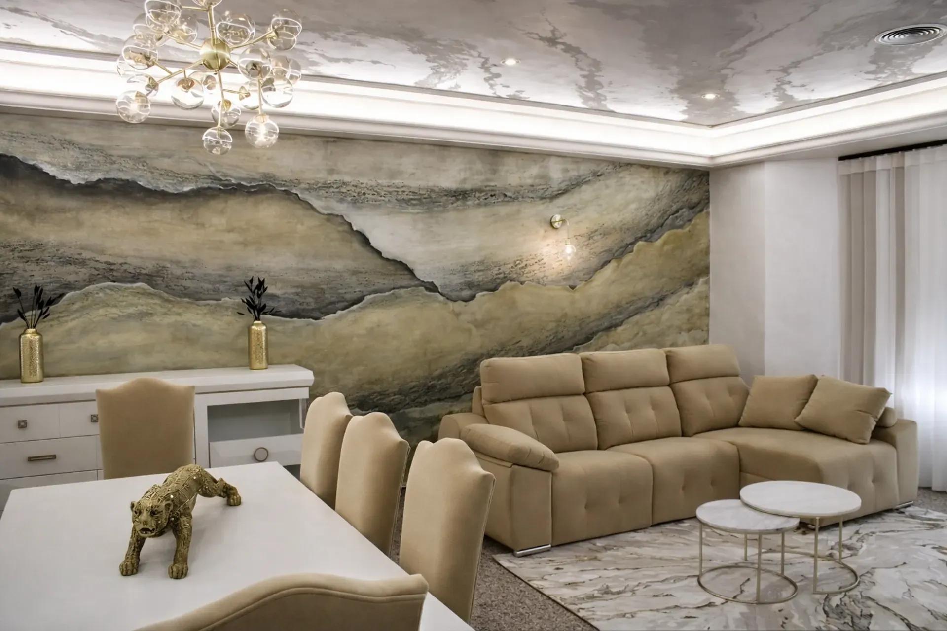 Acabado decorativo efecto piedra